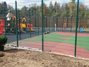 Забор на детскую площадку 50 метров фото в Михнево